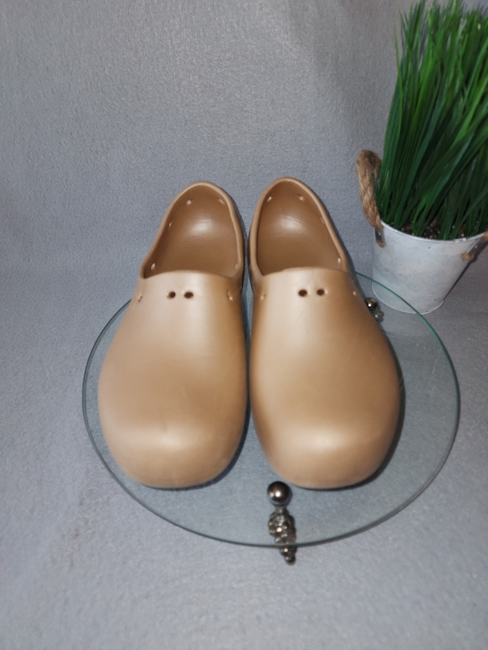 CROCS Women's Slip-On Clog in Tan